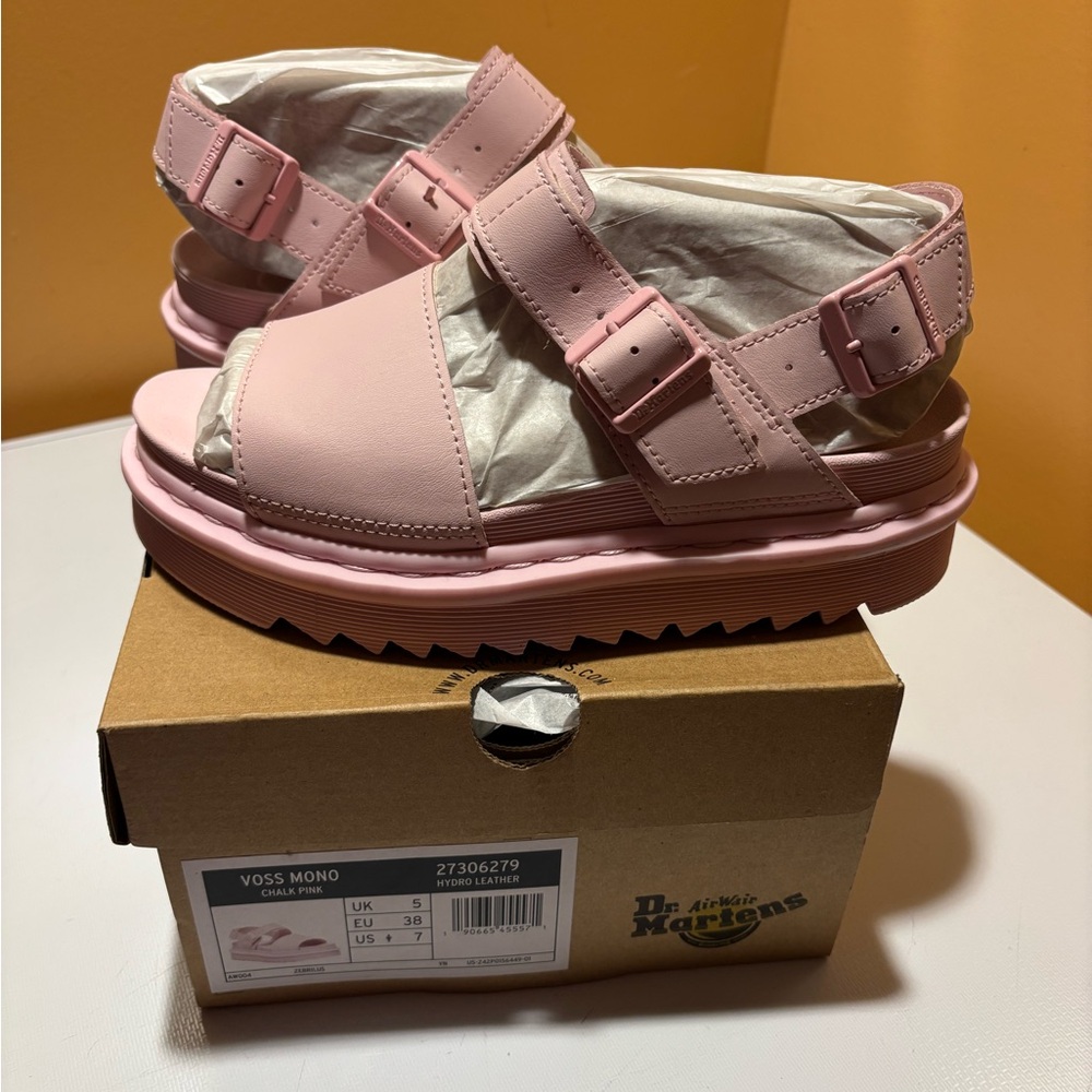 Dr. Martens Kids Light Pink Sandals